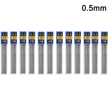 0.3 0.5 0.7 0.9 1.3 2.0Mm Mechanical Pencil Lead HB Refill Leads for Press Automatic Pencil Painting Supplies Student Stationary