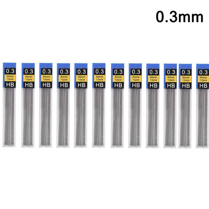 0.3 0.5 0.7 0.9 1.3 2.0Mm Mechanical Pencil Lead HB Refill Leads for Press Automatic Pencil Painting Supplies Student Stationary