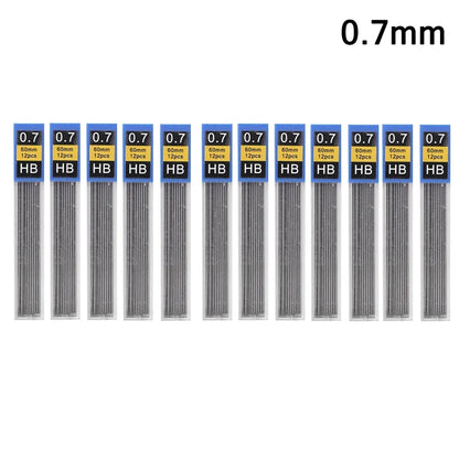 0.3 0.5 0.7 0.9 1.3 2.0Mm Mechanical Pencil Lead HB Refill Leads for Press Automatic Pencil Painting Supplies Student Stationary