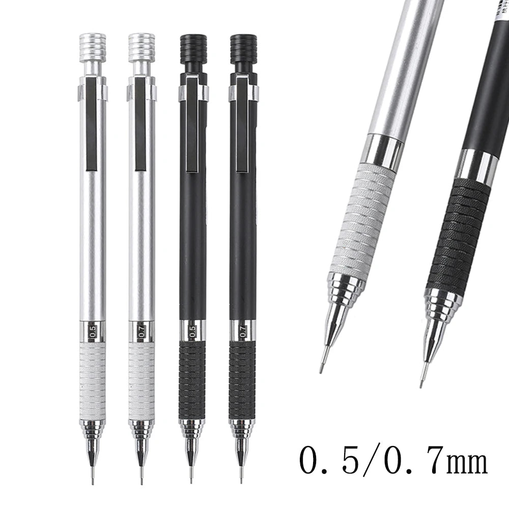 Mechanical Pencil Set 0.5/0.7 mm Smooth Writing