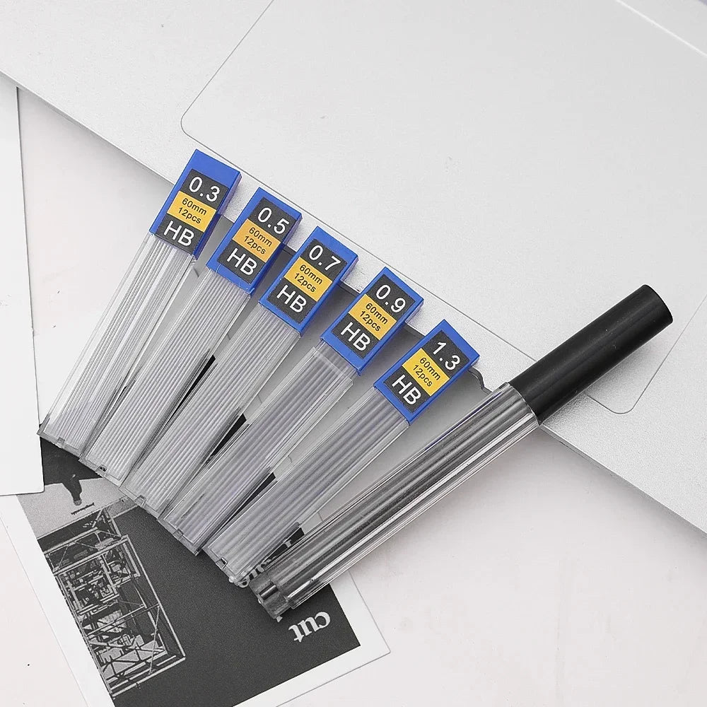 Mechanical Pencil Lead Refills HB – 0.3 To 2.0 mm Sizes