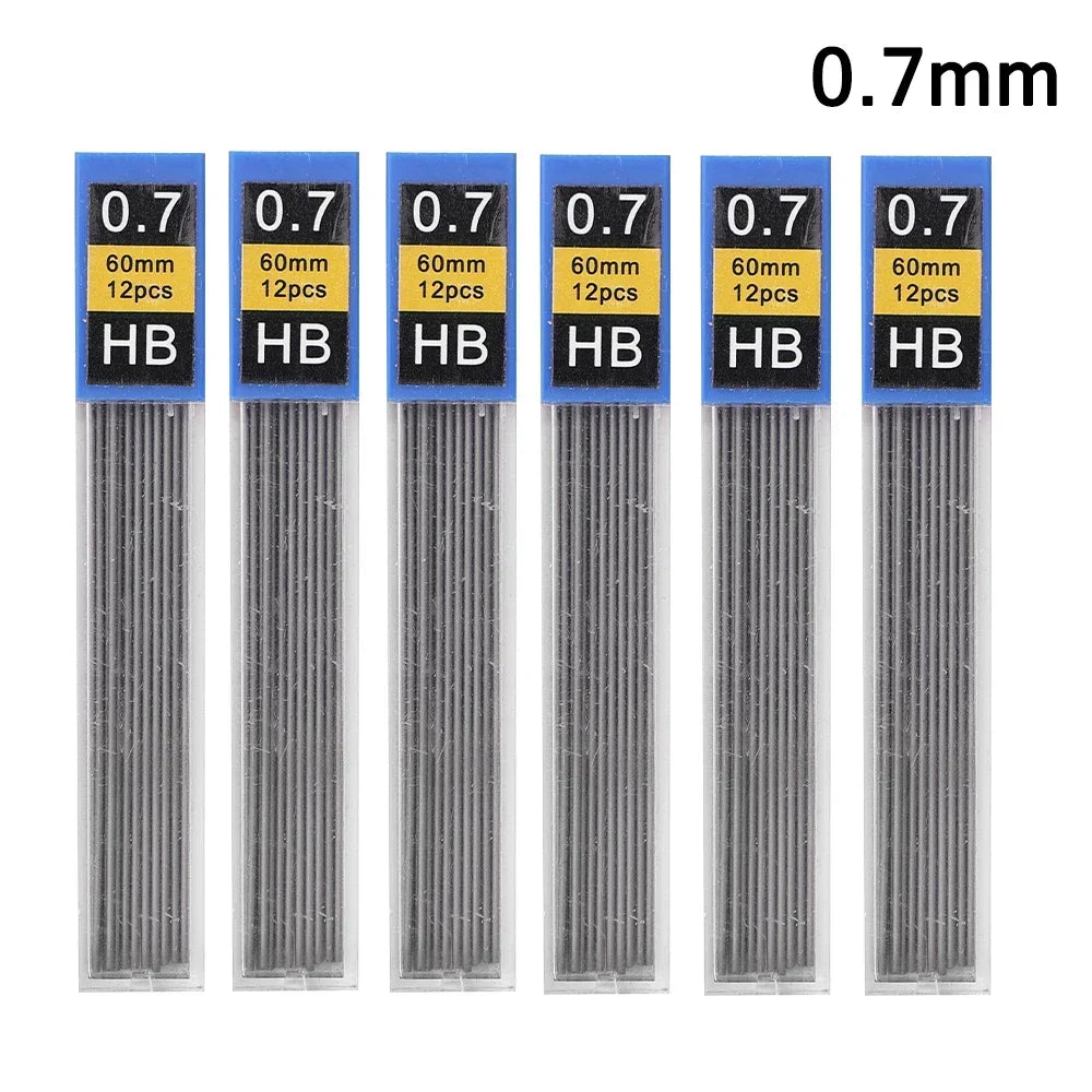 6Pcs-0.7mm Color Mechanical Pencil Lead Refills HB – 0.3 To 2.0 mm Sizes