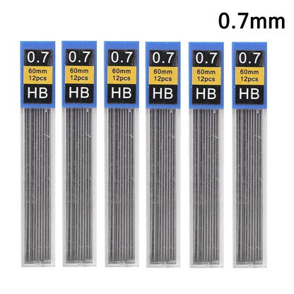 0.3 0.5 0.7 0.9 1.3 2.0Mm Mechanical Pencil Lead HB Refill Leads for Press Automatic Pencil Painting Supplies Student Stationary