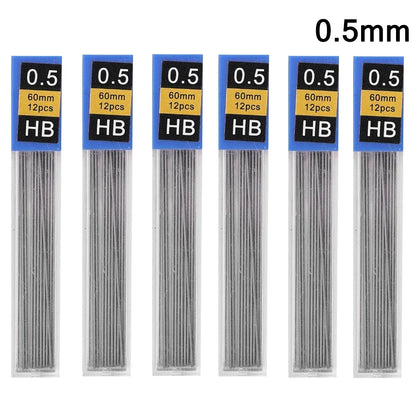 0.3 0.5 0.7 0.9 1.3 2.0Mm Mechanical Pencil Lead HB Refill Leads for Press Automatic Pencil Painting Supplies Student Stationary