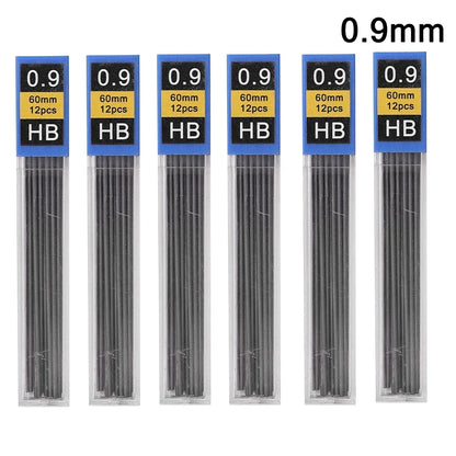 0.3 0.5 0.7 0.9 1.3 2.0Mm Mechanical Pencil Lead HB Refill Leads for Press Automatic Pencil Painting Supplies Student Stationary
